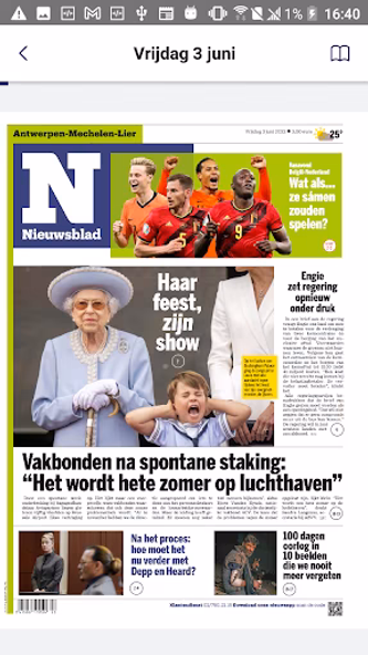 Nieuwsblad Krant Screenshot 2 - AppWisp.com Nieuwsblad Krant Screenshot 2 - AppWisp.com