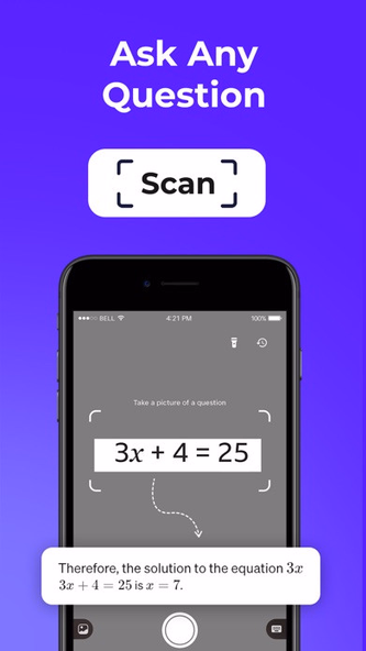 ScanSolve - AI Homework Helper Screenshot 1 - AppWisp.com ScanSolve - AI Homework Helper Screenshot 1 - AppWisp.com