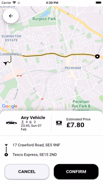 Keen Group Minicab TAXI Screenshot 4 - AppWisp.com Keen Group Minicab TAXI Screenshot 4 - AppWisp.com