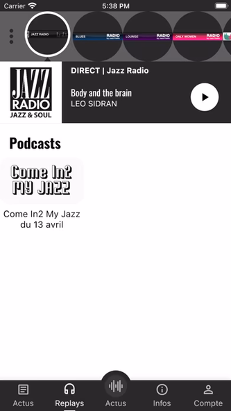 Jazz Radio Screenshot 4 - AppWisp.com Jazz Radio Screenshot 4 - AppWisp.com