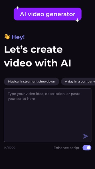 AI Video Maker - Renderforest Screenshot 1 - AppWisp.com AI Video Maker - Renderforest Screenshot 1 - AppWisp.com