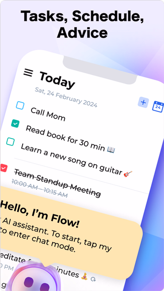 Day Flow: AI Daily Planner Screenshot 2 - AppWisp.com Day Flow: AI Daily Planner Screenshot 2 - AppWisp.com