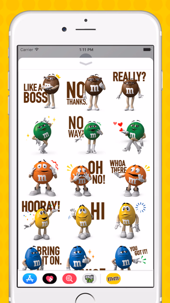 M&M'S Stickers Screenshot 3 - AppWisp.com M&M'S Stickers Screenshot 3 - AppWisp.com