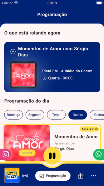 Piatã FM Screenshot 2 - AppWisp.com Piatã FM Screenshot 2 - AppWisp.com