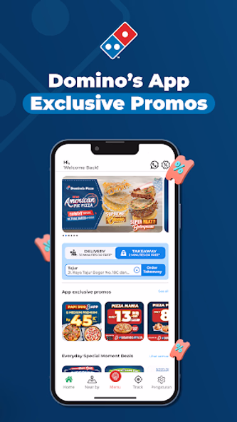 Domino's Pizza Indonesia Screenshot 2 - AppWisp.com Domino's Pizza Indonesia Screenshot 2 - AppWisp.com