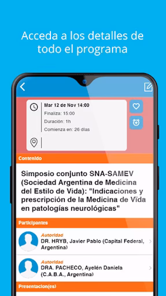 Congreso de Neurología 2024 Screenshot 3 - AppWisp.com Congreso de Neurología 2024 Screenshot 3 - AppWisp.com