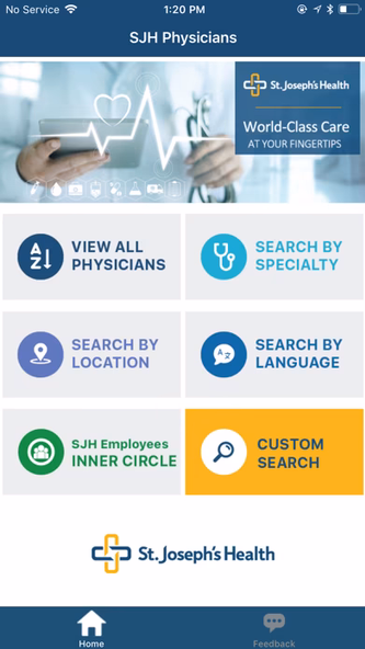 St. Joseph's Physicians Screenshot 1 - AppWisp.com St. Joseph's Physicians Screenshot 1 - AppWisp.com