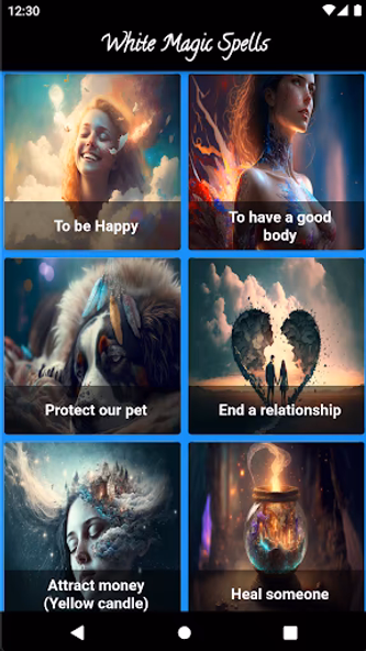 White Magic Spells Screenshot 2 - AppWisp.com White Magic Spells Screenshot 2 - AppWisp.com