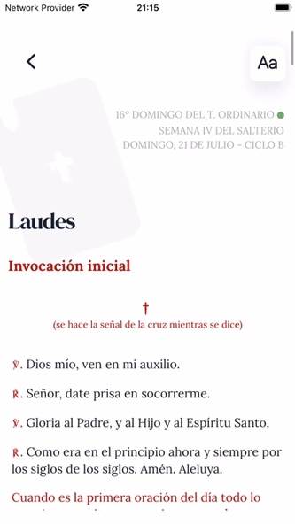ePrex: Liturgia Horas - Saints Screenshot 1 - AppWisp.com
