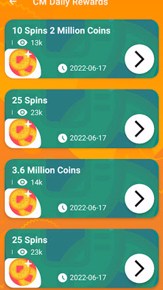 Coin Master Rewards Screenshot 4 - AppWisp.com Coin Master Rewards Screenshot 4 - AppWisp.com