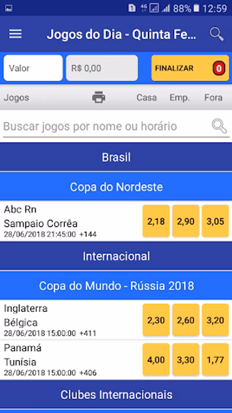 SA Esportes Screenshot 2 - AppWisp.com SA Esportes Screenshot 2 - AppWisp.com