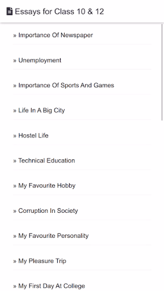 English Essays for 2nd Year Screenshot 1 - AppWisp.com English Essays for 2nd Year Screenshot 1 - AppWisp.com