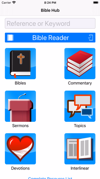 Bible Hub Screenshot 1 - AppWisp.com Bible Hub Screenshot 1 - AppWisp.com