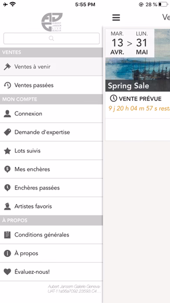 Aubert Jansem Galerie Live Screenshot 4 - AppWisp.com Aubert Jansem Galerie Live Screenshot 4 - AppWisp.com