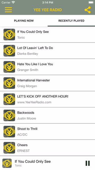 YEE YEE RADIO Screenshot 1 - AppWisp.com YEE YEE RADIO Screenshot 1 - AppWisp.com