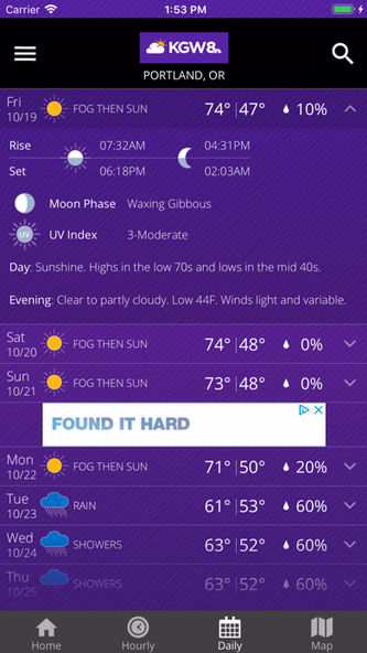 Portland Weather from KGW 8 Screenshot 4 - AppWisp.com Portland Weather from KGW 8 Screenshot 4 - AppWisp.com