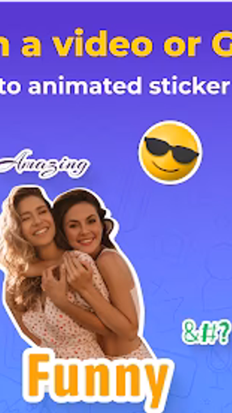 Video to Sticker Maker Screenshot 1 - AppWisp.com Video to Sticker Maker Screenshot 1 - AppWisp.com