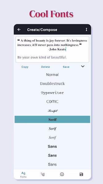 Fonts - Fancy Fonts Art Screenshot 2 - AppWisp.com Fonts - Fancy Fonts Art Screenshot 2 - AppWisp.com