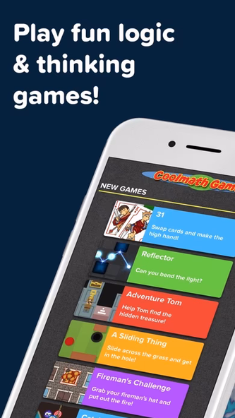 Coolmath Games: Fun Mini Games Screenshot 1 - AppWisp.com Coolmath Games: Fun Mini Games Screenshot 1 - AppWisp.com