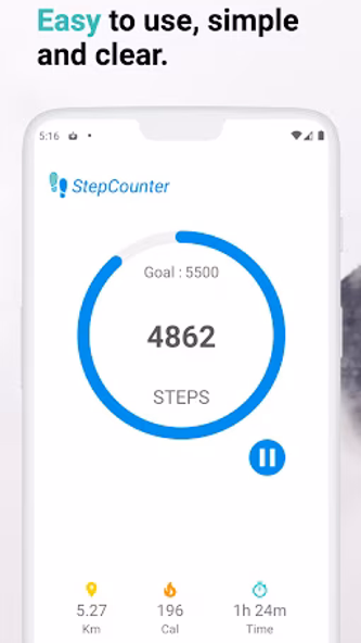 Pedometer Walking Step Counter Screenshot 4 - AppWisp.com Pedometer Walking Step Counter Screenshot 4 - AppWisp.com
