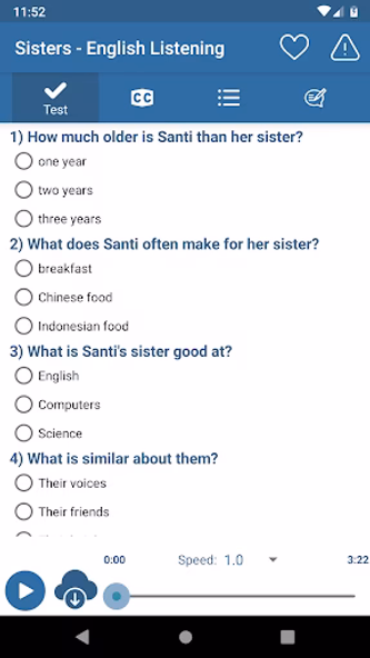 Listen English Daily Practice Screenshot 1 - AppWisp.com Listen English Daily Practice Screenshot 1 - AppWisp.com