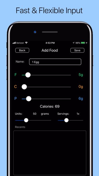 Macro Tracker - Keto Diet App Screenshot 3 - AppWisp.com