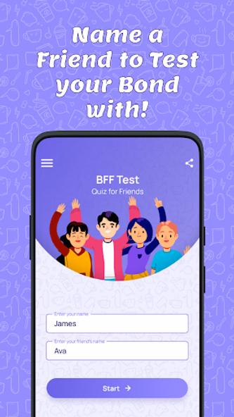 BFF Test - Quiz For Friends Screenshot 2 - AppWisp.com BFF Test - Quiz For Friends Screenshot 2 - AppWisp.com
