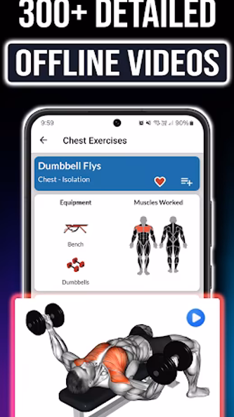 Gym Exercises & Workouts Screenshot 2 - AppWisp.com Gym Exercises & Workouts Screenshot 2 - AppWisp.com