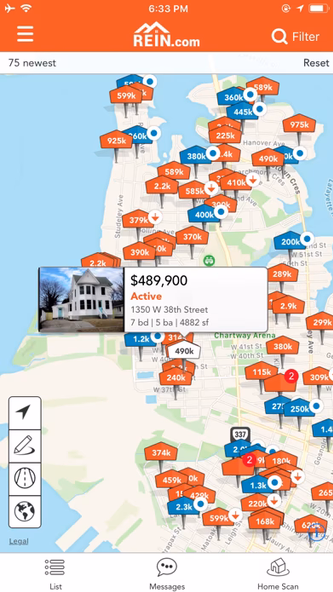 REIN Real Estate and Rentals Screenshot 1 - AppWisp.com REIN Real Estate and Rentals Screenshot 1 - AppWisp.com