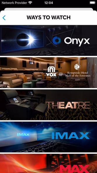 VOX Cinemas App Screenshot 3 - AppWisp.com VOX Cinemas App Screenshot 3 - AppWisp.com