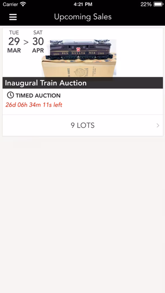 Gregory Hake Auctions LLC Screenshot 1 - AppWisp.com Gregory Hake Auctions LLC Screenshot 1 - AppWisp.com