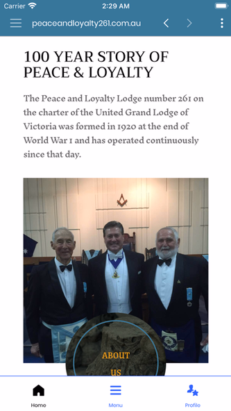 Peace and Loyalty Lodge 261 Screenshot 2 - AppWisp.com Peace and Loyalty Lodge 261 Screenshot 2 - AppWisp.com