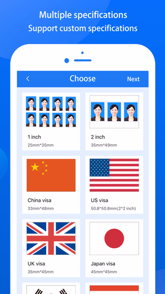 ID Photo-Passport Photo maker Screenshot 2 - AppWisp.com ID Photo-Passport Photo maker Screenshot 2 - AppWisp.com