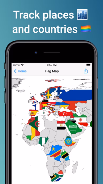 Places Been - Travel Tracker Screenshot 3 - AppWisp.com Places Been - Travel Tracker Screenshot 3 - AppWisp.com