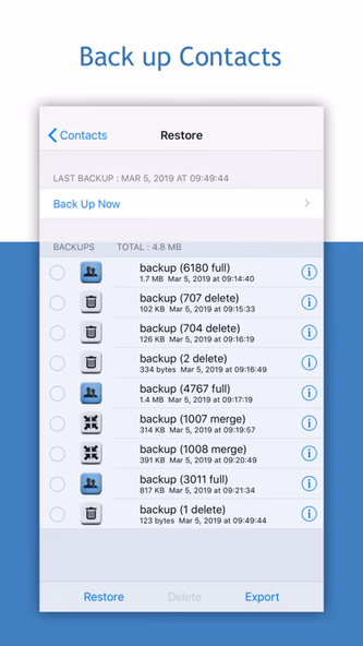 Cleaner - Merge Contacts Screenshot 2 - AppWisp.com Cleaner - Merge Contacts Screenshot 2 - AppWisp.com