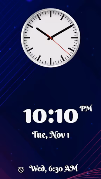 Simple Alarm Clock+Night Clock Screenshot 3 - AppWisp.com Simple Alarm Clock+Night Clock Screenshot 3 - AppWisp.com