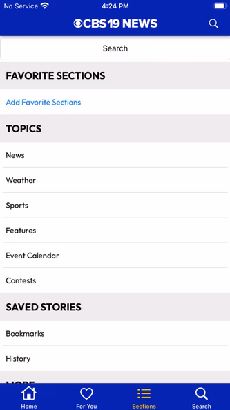 CBS19 News Now Screenshot 3 - AppWisp.com CBS19 News Now Screenshot 3 - AppWisp.com