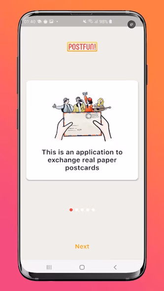 Postfun - exchange postcards Screenshot 1 - AppWisp.com Postfun - exchange postcards Screenshot 1 - AppWisp.com