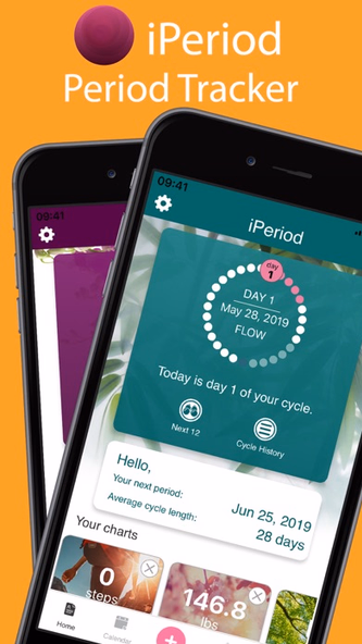 iPeriod Period Tracker + Screenshot 1 - AppWisp.com iPeriod Period Tracker + Screenshot 1 - AppWisp.com