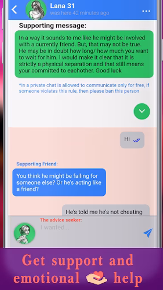 Companionship Help Psychology Screenshot 2 - AppWisp.com Companionship Help Psychology Screenshot 2 - AppWisp.com