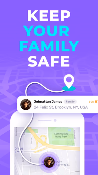 Famsy: Family Location Tracker Screenshot 1 - AppWisp.com Famsy: Family Location Tracker Screenshot 1 - AppWisp.com