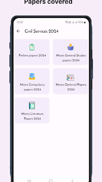 All UPSC Papers Prelims & Main Screenshot 2 - AppWisp.com All UPSC Papers Prelims & Main Screenshot 2 - AppWisp.com