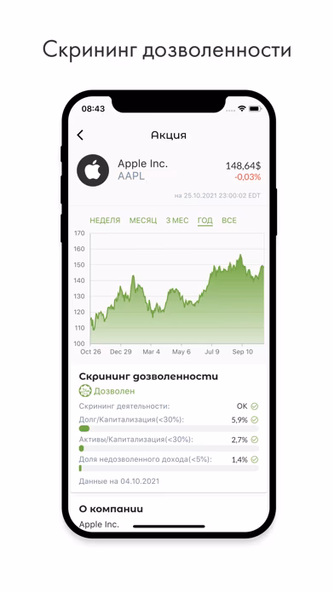 Shookru: поиск халяльных акций Screenshot 2 - AppWisp.com Shookru: поиск халяльных акций Screenshot 2 - AppWisp.com