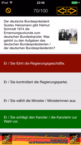Einbürgerungstest 100 Screenshot 2 - AppWisp.com Einbürgerungstest 100 Screenshot 2 - AppWisp.com