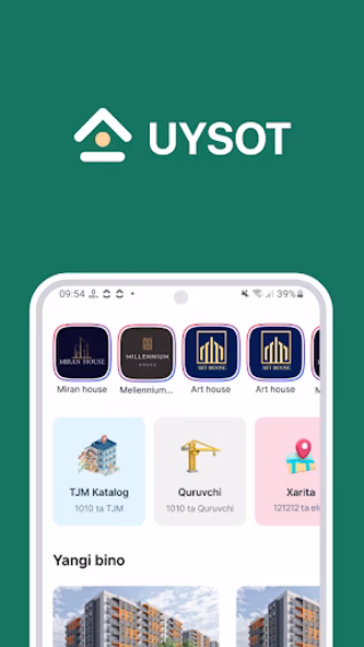 Uysot - Yangi uylar bozori Screenshot 1 - AppWisp.com Uysot - Yangi uylar bozori Screenshot 1 - AppWisp.com