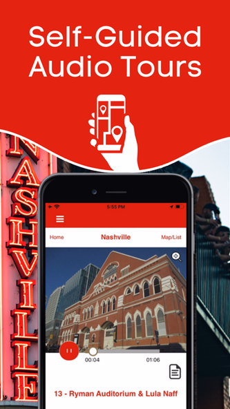 Nashville Music GPS Audio Tour Screenshot 1 - AppWisp.com Nashville Music GPS Audio Tour Screenshot 1 - AppWisp.com
