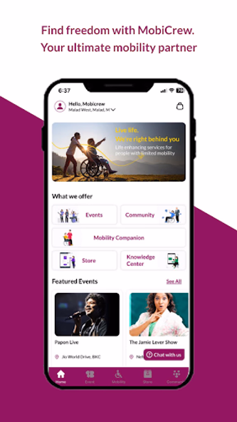MobiCrew – Empowering Mobility Screenshot 1 - AppWisp.com MobiCrew – Empowering Mobility Screenshot 1 - AppWisp.com