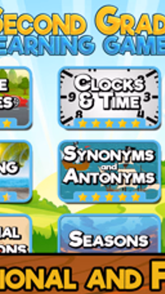 Second Grade Learning Games Screenshot 1 - AppWisp.com Second Grade Learning Games Screenshot 1 - AppWisp.com