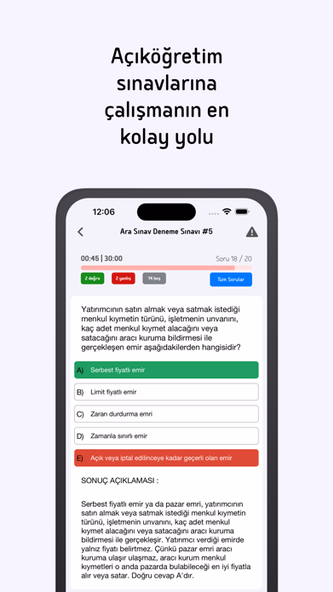 AÖF Soru Bankası Screenshot 4 - AppWisp.com AÖF Soru Bankası Screenshot 4 - AppWisp.com