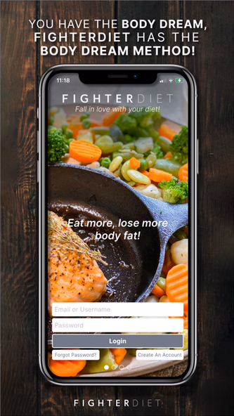 Fighterdiet Recipes Screenshot 1 - AppWisp.com Fighterdiet Recipes Screenshot 1 - AppWisp.com